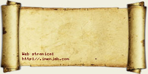 Velislava Mandić vizit kartica